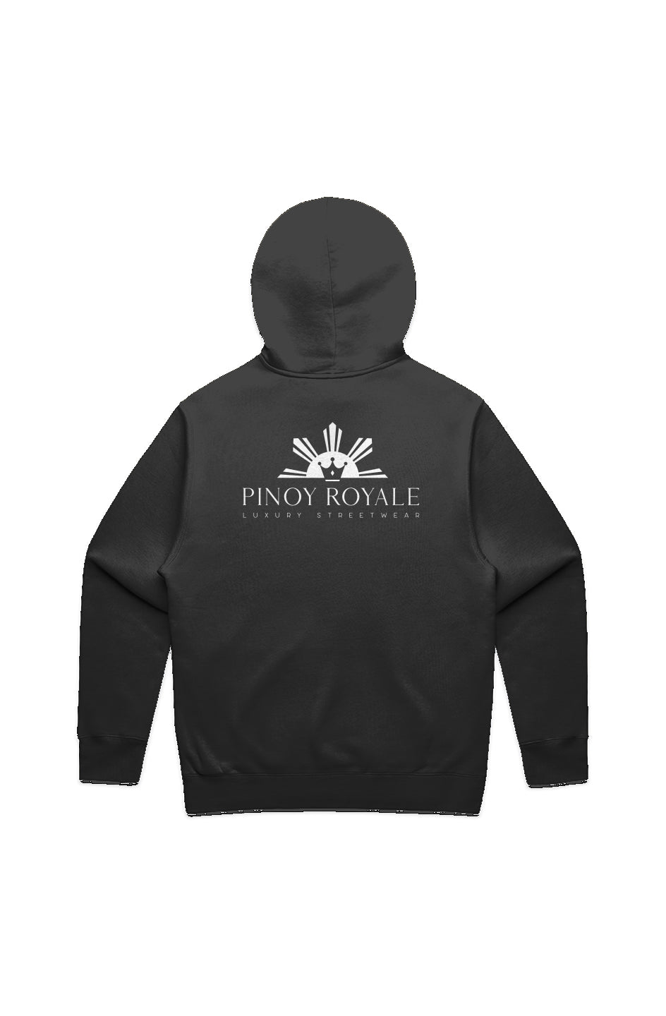 Pinoy Royale Logo Hoodie White Embroidery