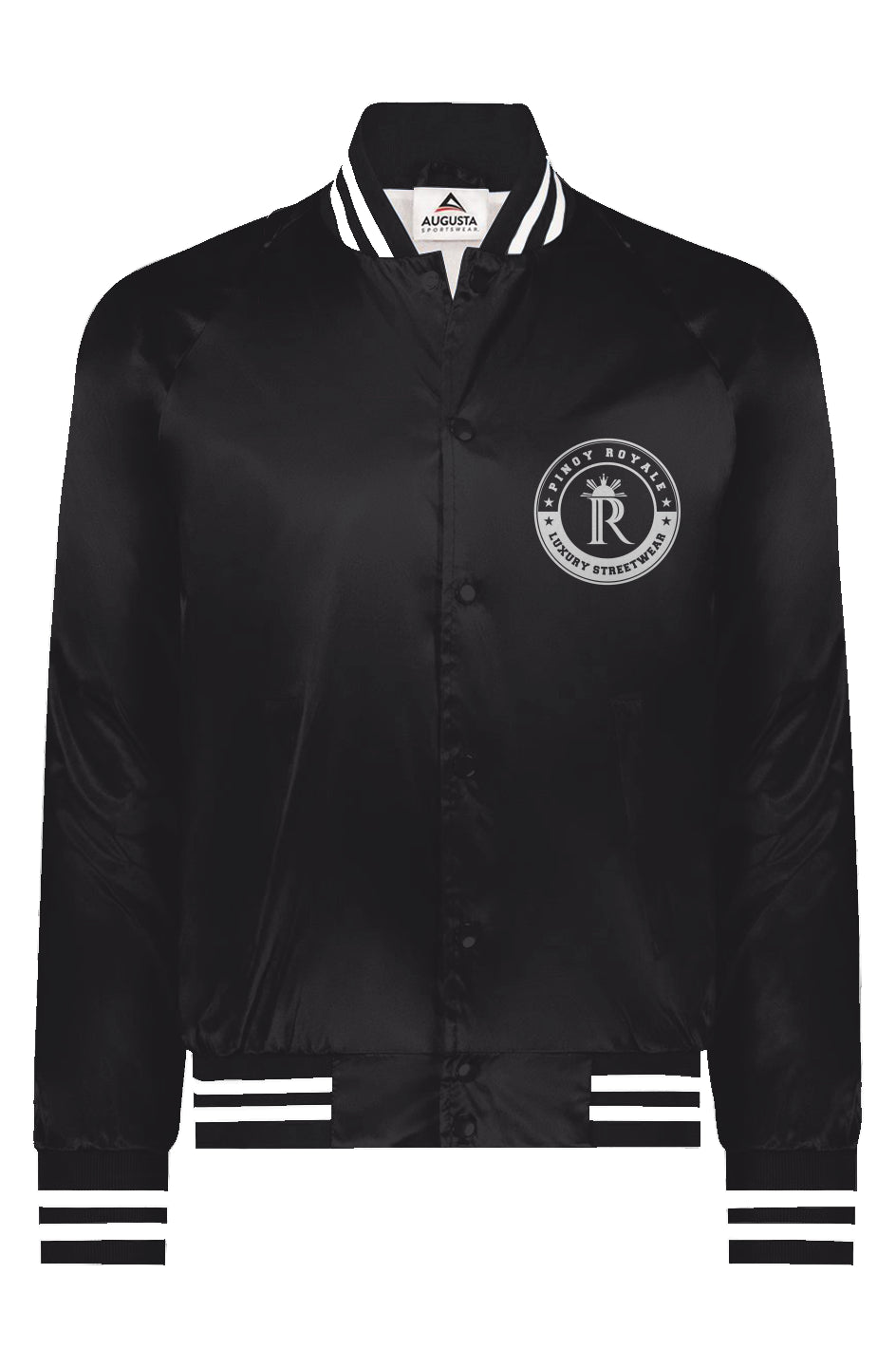 Satin Baseball Varsity Jacket