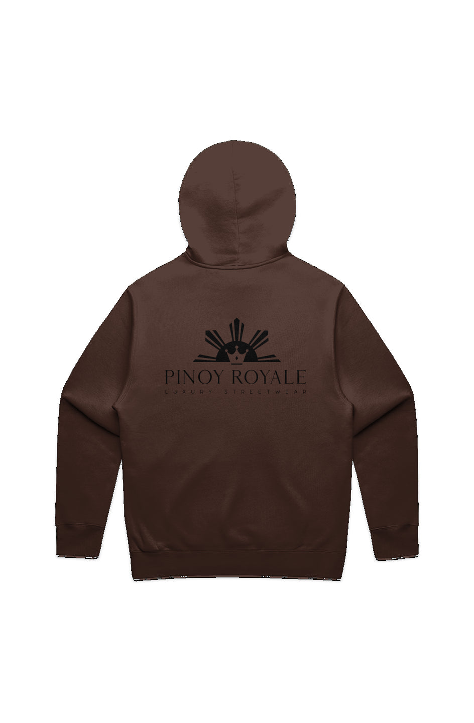 Pinoy Royale Blk Luxe RELAXED HOODIE