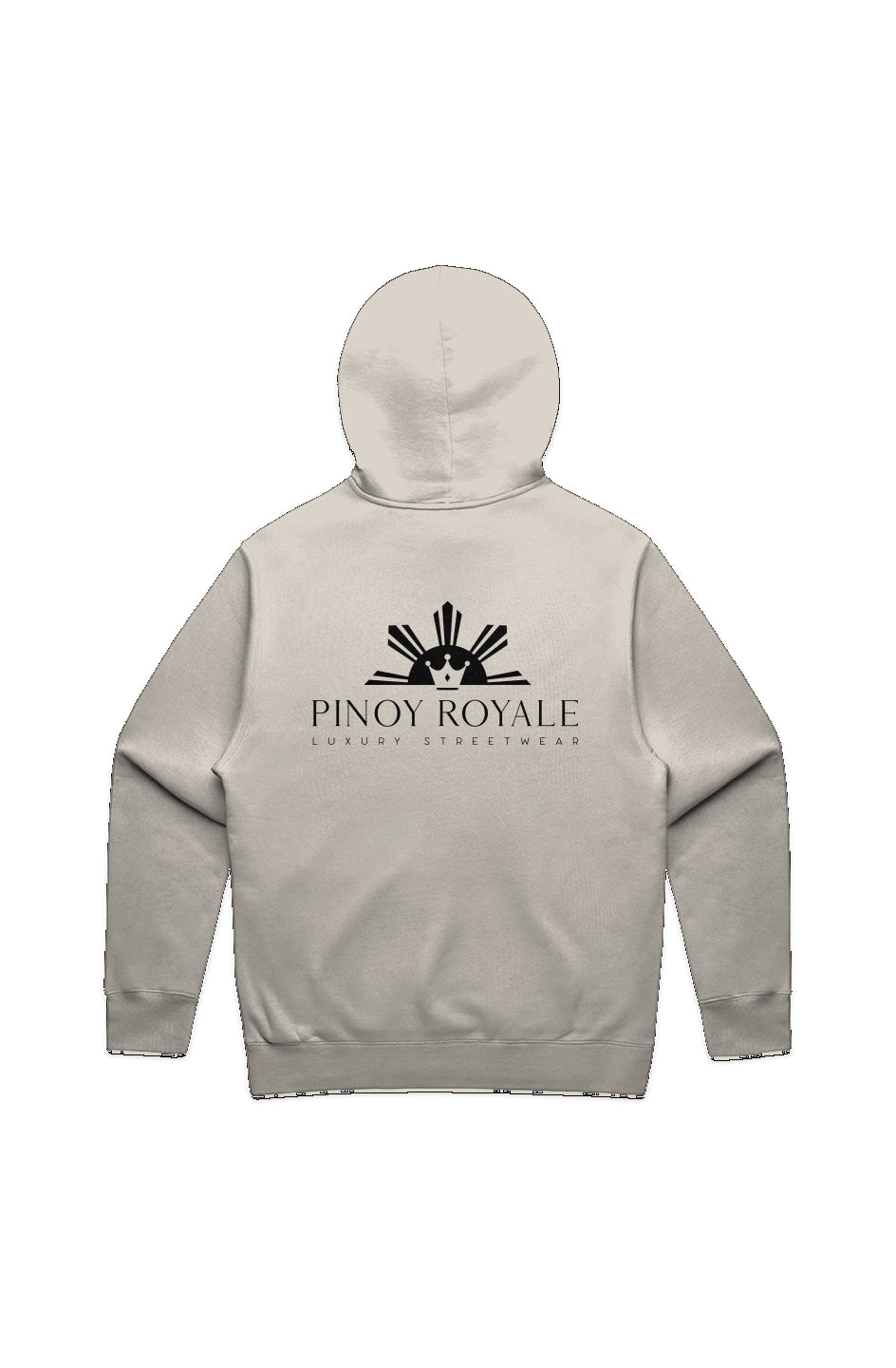 Pinoy Royale Blk Luxe RELAXED HOODIE