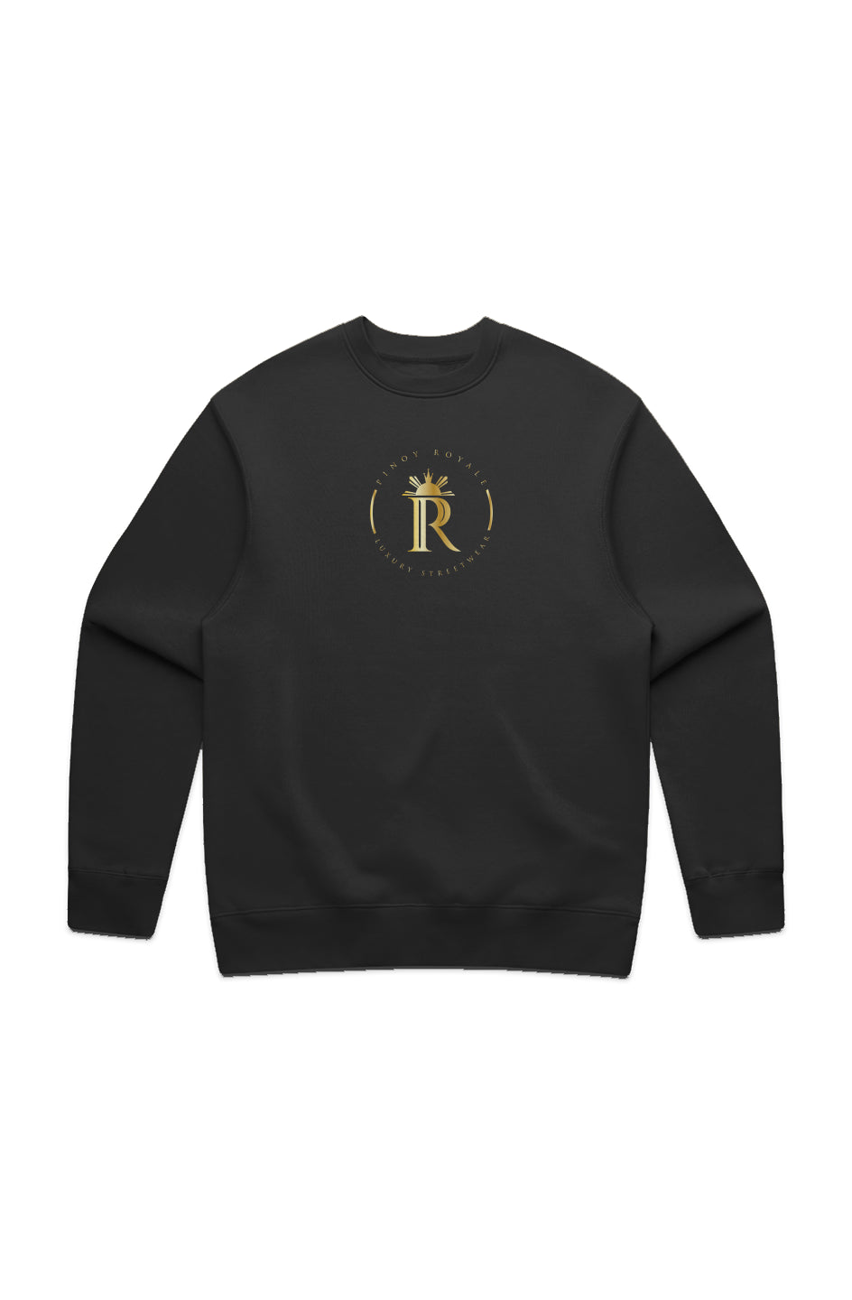 PR Luxe Logo Gold MENS CREW