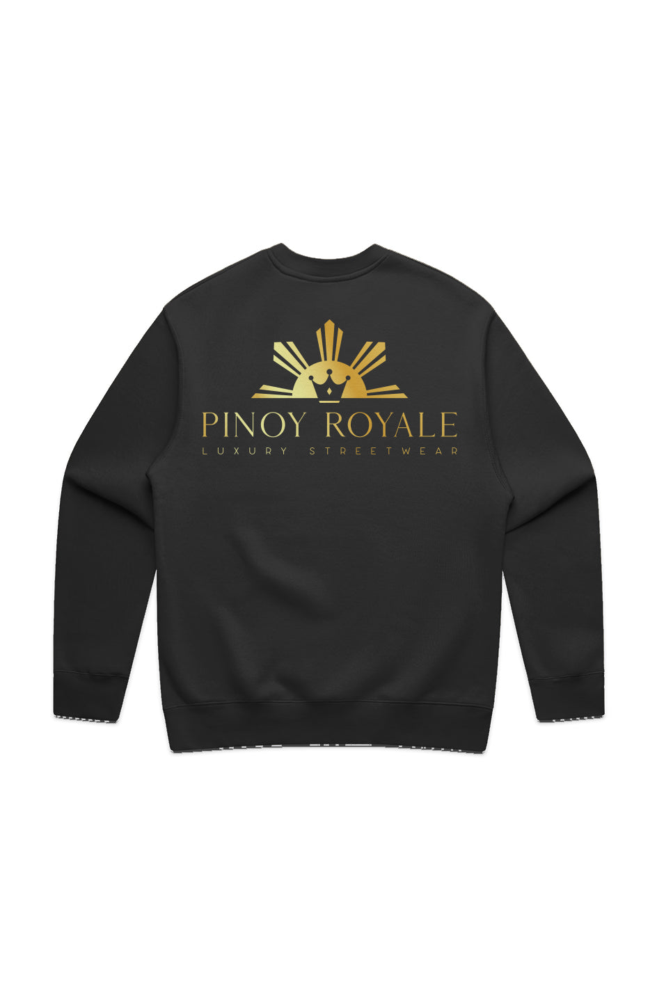 PR Luxe Logo Gold MENS CREW