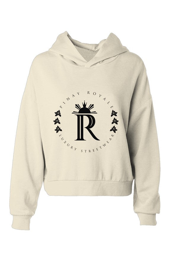 Pinay Royale Sampaguita hoodie blk on blk