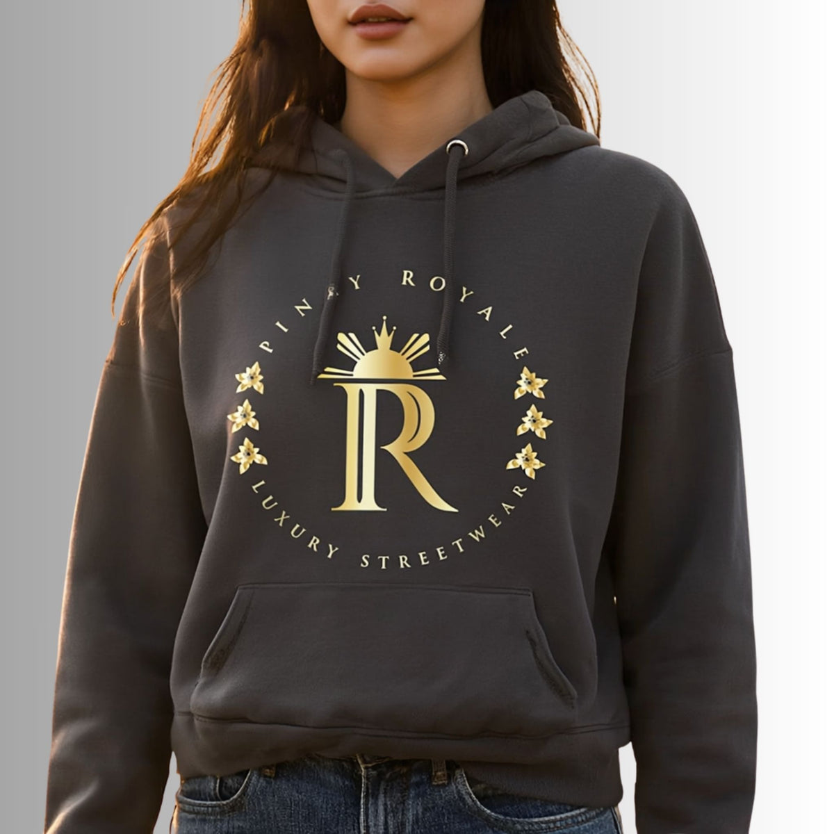 Pinay Royale Sampaguita Hoodie Gold Edition