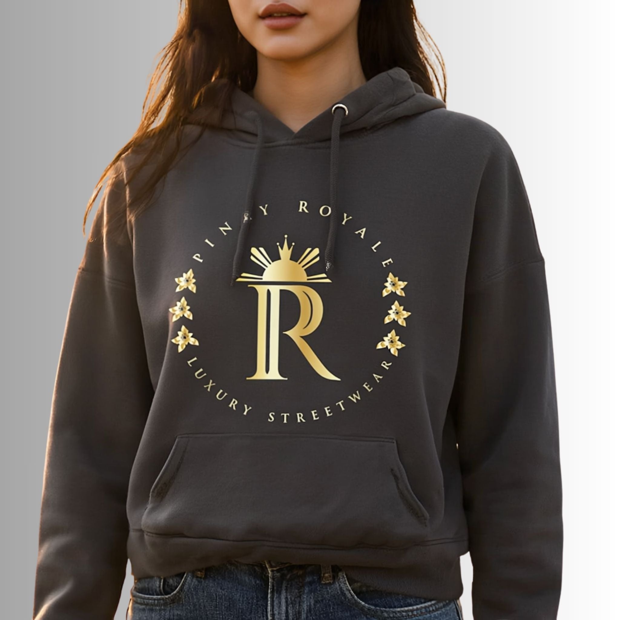 Pinay Royale Sampaguita Hoodie Gold Edition
