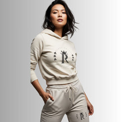 Filipino American History Month Hoodie – Pinay Royale Bone Sampaguita Hoodie
